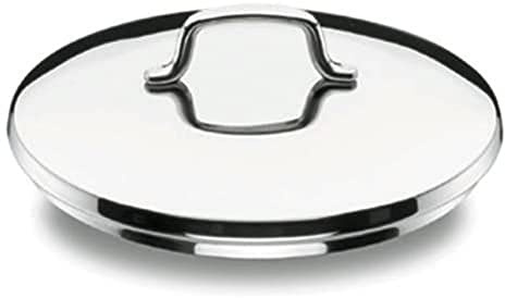 LACOR 90924 Deckel 24 cm Gourmet | Aus lebensmittelechtem Edelstahl gefertigt; hohe Korrosionsbeständigkeit und Haltbarkeit im täglichen Gebrauch