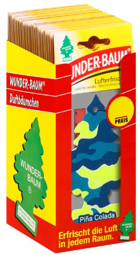 Miracolo di albero 134301/24 Deodorante scatola da 24 pezzi Pina Colada