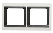 Niessen olas - Marco 2 elemento horizontal serie olas blanco jazmin