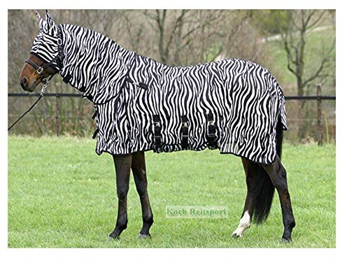 Fliegendecke Zebra Halsteil abnehmbar (125cm)