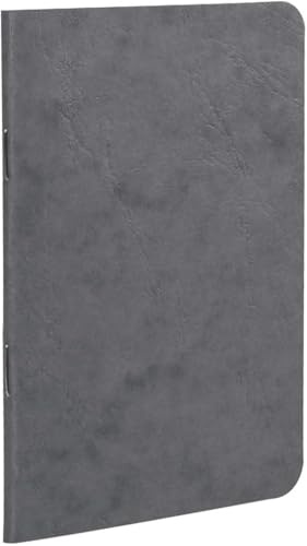Clairefontaine 733165C häfte AgeBag (DIN A5, 14,8 x 21 cm, linjerad, perfekt för dina anteckningar och ritningar, 48 ark) 1 st grå