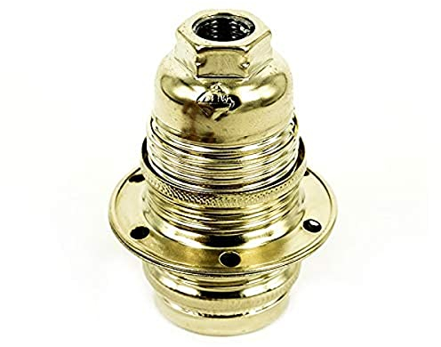 Arditi 033992 028012-033704 Douille métallique en trois pièces avec culot E14 et chemise filetée, 591/Pps/T230/Ot/Ean1+2/1418/Ot/M/S10, 100, /Pde/E14