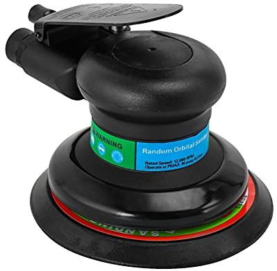 Amoladora orbital neumática Lijadora Potente aspiradora Lijadora orbital neumática Amoladora de aire Máquina pulidora excéntrica al vacío de 125 mm Herramientas neumáticas