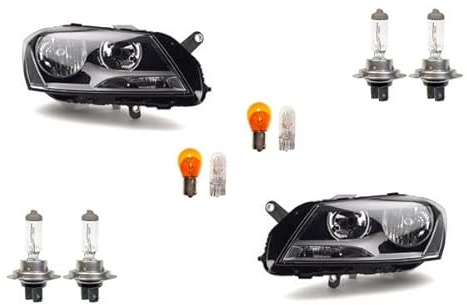 Johns, Scheinwerfer Halogen passend für VW Passat 36 08/10-12/14 Leuchtmittel Set Li Re