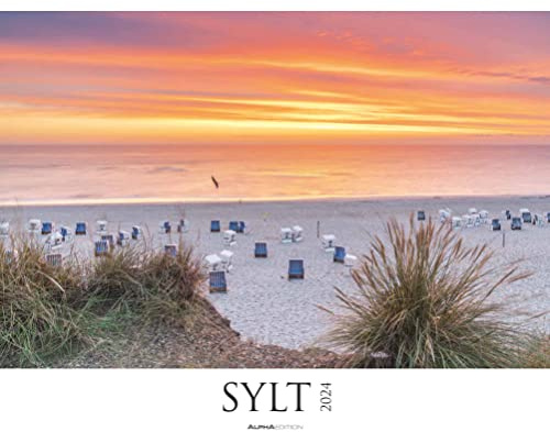 Sylt 2024 - Bildkalender XXL 60x50 cm - hochwertiger Wandkalender im Querformat - Landschaftskalender - Wandplaner - Deutsche Küsten