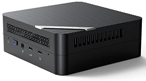 MINISFORUM Mini PC UM560 XT AMD Ryzen 5 5600H 6 Cores/12 Threads,16GB RAM 512GB PCIe SSD,2.5 inch SATA HDD, 2 X HDMI & USB-C, 2.5G RJ45, 6 X USB Port,Small Form Factor