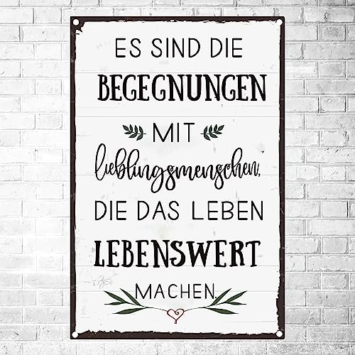 Sugeru Art Metallschild Sprüche Schilder Retro | poster deko büro terrassen vintage flur aesthetic room | schilder mit sprüchen | blechschilder sprüche | Wandschild Bade Wand Dekoration |20 x 30cm-B