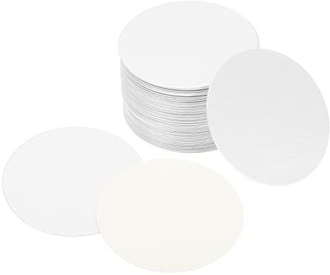 PATIKIL 60mm/2,34 Aluminio Lámina Tapa Revestimiento, 150uds Resistente Manipulación Inducción Calor Sellador Sellado Revestimientos para PE/HDPE Plástico Botella Tarro Tapa