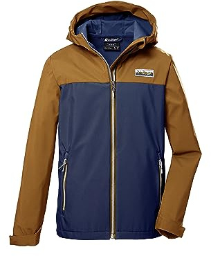 killtec Garcon Softshelljacka med huva KOS 344 BYS SFTSHLL JCKT, karamell, 176, 41540-000