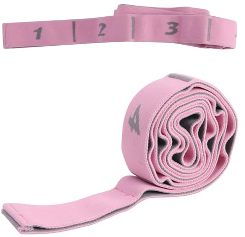 Sangle d'exercice, Yoga Stretch Bandes avec 11 Anneaux- Bandes de Résistance pour Yoga, Pilates, Danse et Fitness, Ajustable et Durable, pour Adultes (11 Anneaux)