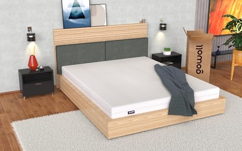 gowoll Kaltschaummatratze 7-Zonen Allergenfrei und Atmungsaktiv Matratze mit Aloevera veredelter Stoff für Kinder und Erwachsene Höhe 16 cm, H3 (Duo Comfort, 120 x 200 cm)