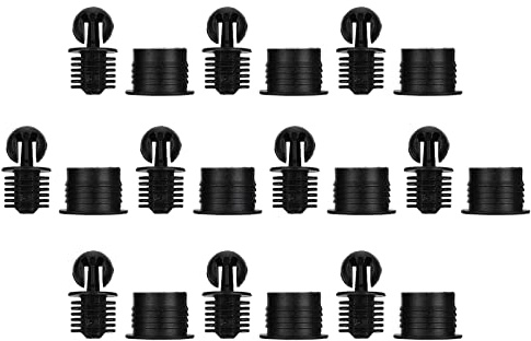 Paquete de 10 pares de clavijas para parrilla de altavoz, kit de tornillos de cierre de bola y zócalo, kit de piezas para accesorios de altavoz, cubierta de red, hebilla, kit de clavijas de parrilla