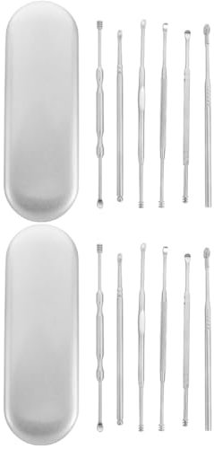 Anneome 12stücke Teiliges Ohrreinigung Kit Mit Spiralen Edelstahl Ohrlöffel Für Effektive Ohrenschmalz Entfernung Inklusive Praktischer Aufbewahrungsbox Für Zuhause Und Unterwegs