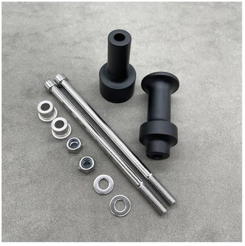 DKPMWD Sturzpads Motorrad Für Kawasaki Für Z1000 Für Z 1000 2003 2004 2005 2006 Schwarz Carbon No Cut Rahmen Sliders Crash Fallen Schutz Motorrad Zubehör Motorrad Rahmen(Schwarz)