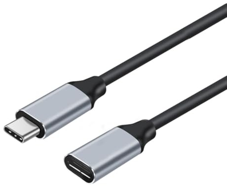 MHADBKH Cavo di prolunga USB C Gen (10 Gbps) di tipo C maschio a femmina, cavo di ricarica rapida compatibile con cavo di prolunga
