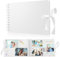 Album Photo Scrapbooking, Petit Album Photo 10x15, Carnet Scrapbooking Vierge Diy Soi-Même 60 Pages pour Bébé Famille Anniversaire Saint Valentin Mariage Noël Cadeau, Blanc