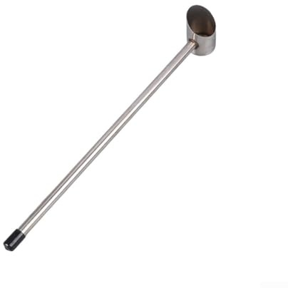 HEIBTENY Marshmallow-Schaufel aus Edelstahl, ergonomischer Griff, Zuckerlöffel, praktische Ergänzung für Ihre Zuckerwatte-Maschine (groß)