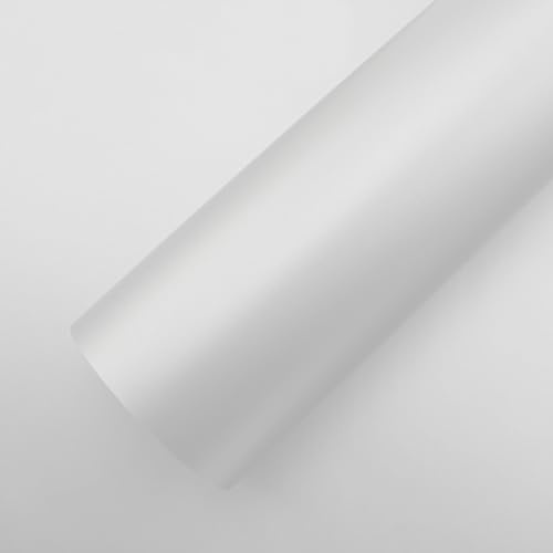 Inoverhome Möbel-Klebefolie Weiß Matt – 152 x 300 cm | Selbstklebende Möbelfolie, wasserfest & blasenfrei dank Luftkanäle | Mehrzweck Deko-Folie | Küchenfolie für Möbel & Küchenfronten