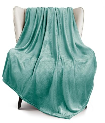 Exclusivo Mezcla Manta Sofá de Franela, Manta de Cama Suave y Ligera, Adecuado para Cualquier Temporada, Acogedor, Afelpado, 130x170 cm, Gris