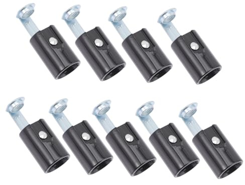 DOITOOL Douille pour Candélabre E14 en Plastique Support de Lampe Solide et Sûr Lot de 9 pour Lustres et Suspendus