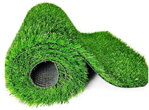 Tappeto in erba artificiale per esterni, tappeto di benvenuto per patio, giardino e prato, adatto agli animali domestici, permeabile all'acqua con retro in lattice, ideale per porta d'ingresso e