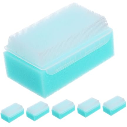 WEKADRIN 6 Piezas Cepillos Sensoriales Suaves para Bebés Herramienta de Masaje y Baño Terapéutico para Desarrollo Táctil y Infantil