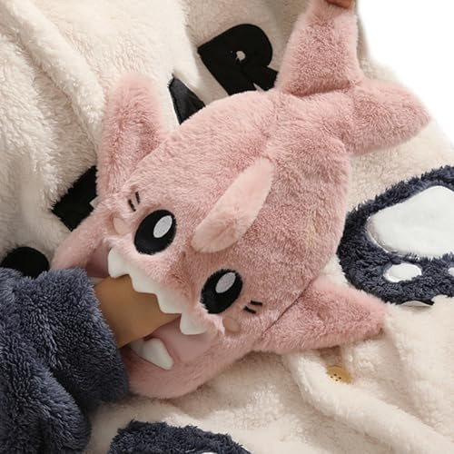Chauffe-Mains en Fourrure pour Femmes Et Bouteille d'eau Chaude Coussin Épais Manchon en Peluche