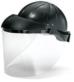 Uvex Visier/Gesichtsschutzschirm 9708 aus Polystyrol, Farbe: farblos, beschlagfrei