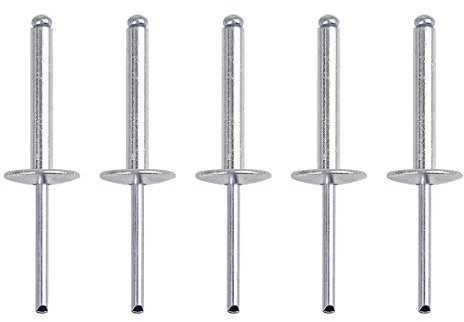 X AUTOHAUX Alu-Blindnieten 25 STK 5x30mm Reparaturwerkzeug Für Montage | Nietautomat, Nietbecher, Für Wohnwagen, Für Anhänger, Für Möbel, Für Fensterkörper, Manuelle Maßtoleranz 1-3mm