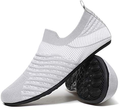 Hayeabi Ultra-Comfort Lightweight House Slippers Unisex Adult Indoor/Outdoor Around The House Home Shoes for Women Men (Ha20003Grey41)