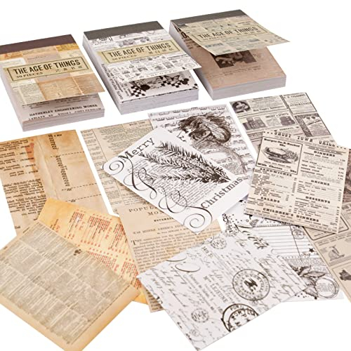 150 Stk Scrapbooking Stickers Vintage Washi Aufkleber Scrapbooking Zubehör für Album Notizbuch DIY Deko Handwerk 5x7cm (Bunt-A)