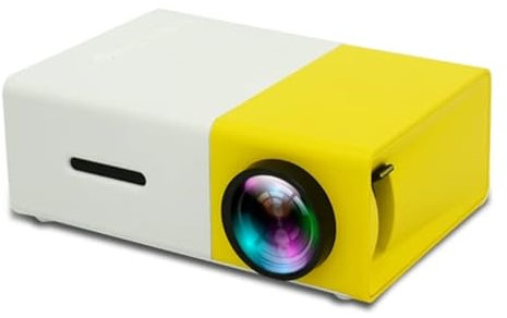 YG300 400LM Portable Mini Home Theater LED Projector with Remote Controller, Support HDMI, AV, SD, USB Interfaces
