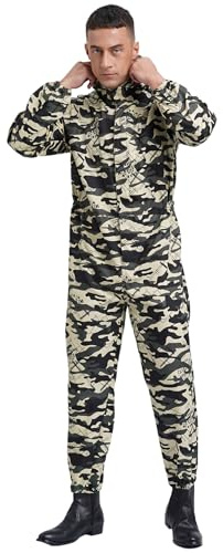 Fldy Mens Work Overalls Boiler Suit Warehouse Garages Workerwear Coveralls Mechanic Uniform