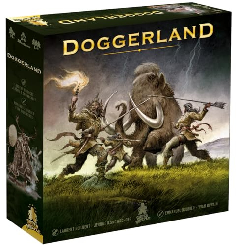 Doggerland | Taktiskt strategiskt brädspel för 14+ | Förhistoriskt brädspel | Åldrar 14+ | 1 till 4 spelare | 90 minuter