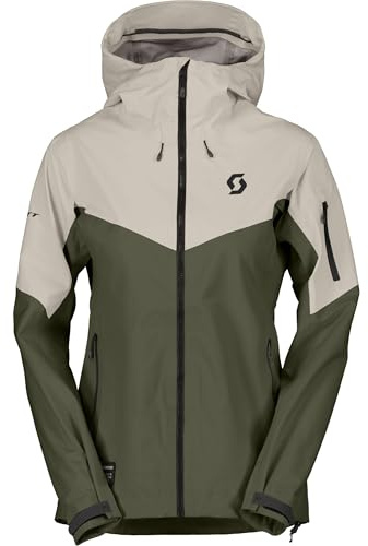 Scott Damen Explorair 3L Jacke, dust white-douglas green, L