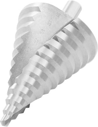 awolsrgiop Stufenbohrer 6-60mm, Stufenbohrer Metall 11.5mm Schaft,Dreieckig mit Abgestuftem Titanbeschichtetem Scharfer Lochbohrer Präziser, Kegelbohrer mit 12 Stufen