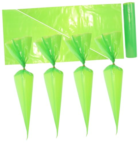 CLISPEED 50 piezas Bolsa de Lechada para Albañilería Unidades Verdes Aplicador de Cemento y Mortero para Juntas de Azulejos Resistente y Fácil de Usar
