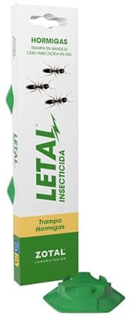 2 Trampas contra Hormigas con Gel Insecticida en el Interior Muy EFICAZ | Cebo Insecticida LETAL ZOTAL en Gel con Imidacloprid 0,01% | Control Profesional Hormigas | Nexum Market