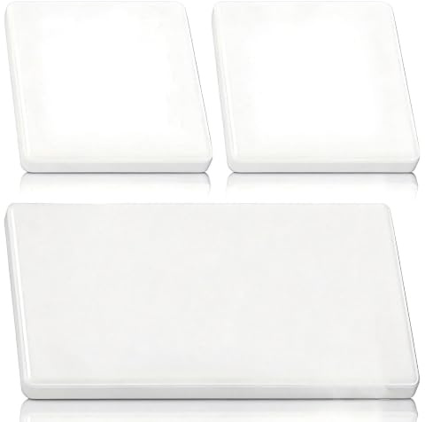 DIYCUT 3 Pezzi Coperchio Scatola Derivazione 8,6 X 8,6 cm, Bianco | Copertura Impermeabile per Interruttori, Copri Presa Elettrica ABS Plastica, Montaggio Senza Forare, per Aperture Murali