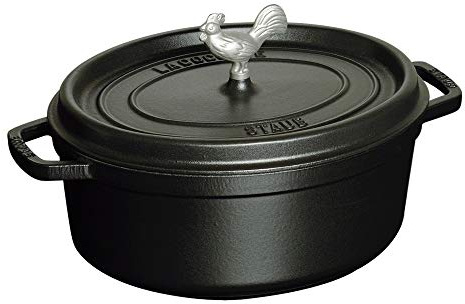 Staub Coq Au Vin Cocotte 5.75-quart matte black