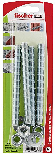 Fischer Injektions-Gewindeanker FIS GS M12x120 K, Scheiben + Muttern, 052587