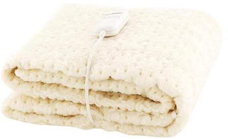 Monogram Komfort Heated Mattress Cover | Fully fitted with deep elasticated skirt | 6 temperature setting | Machine Washable | Extra soft and breathable | Double: 190 X 137cm