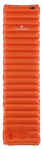 Ferrino Swift 60, Materassino Gonfiabile da Campeggio, Arancione, 200x60x8.5 cm, Poliestere, con Pompa Integrata e Custodia, per Backpacking e Trekking, per Adulti, 890g