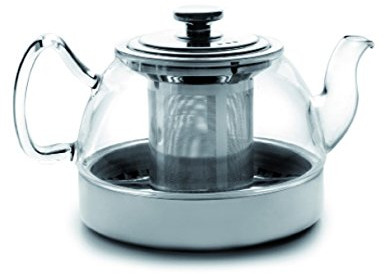 IBILI - Teekocher aus Glas mit Filter Induction, Borosilikatglas, 1,2 Liter, für Induktionsherde geeignet