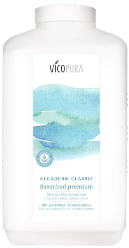 VICOPURA Basenbad ALCADERM CLASSIC, bei Übersäuerung, Sport, Cellulite, schnell auflösend, anhaltendes Wärmegefühl, 2.400g