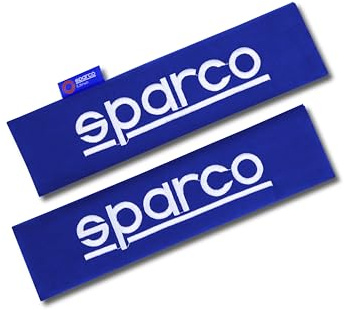 SPARCO SPC1204BL Seat Belt Padding Blue, 2 Units