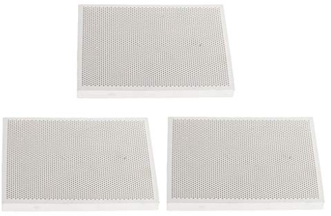3x Briques Réfractaire Isolante en céramique Résistant aux Températures jusqu’à 2000 ° F, env. 13,7 x 1,2 cm