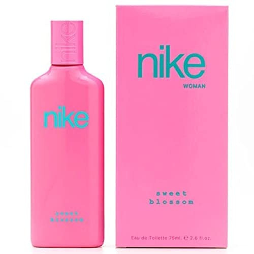 NIKE - Sweet Blossom 75 ml, Colonia Mujer, Perfume Formato Spray, Eau de Toilette Natural y Femenina, Aroma Floral Afrutado, Fragancia Fresca, Dulce y de Larga Duración