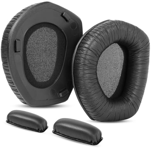Replacement Ear Pads Cushions Compatible with Sennheiser HDR165 HDR175 RS165 RS175 Headset Headphones Earmuffs (Ear Pad+Headband)
