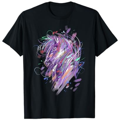 Pferde Shirt Mädchen Reiter Geschenk Damen Reiterin Spruch T-Shirt